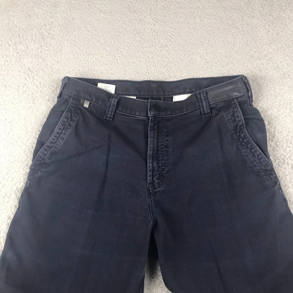 Carhartt FR Pants Mens 33x34 (34x28) Navy Twill Flame Resistant Workwear
